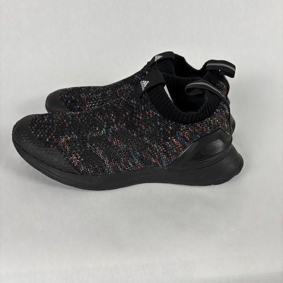 Adidas Men' size 5.5 Sock Knit Black Sneakers/Shoes Athletic Slip Ons Athletic - Picture 4 of 9